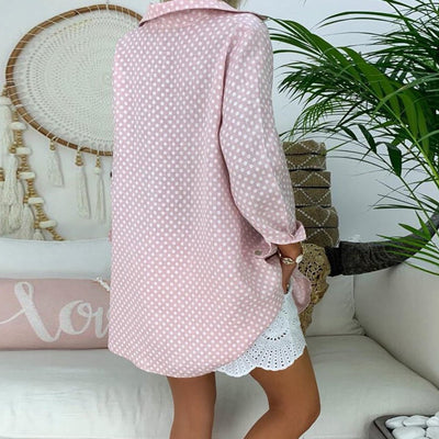 "Nina" Modische Longbluse