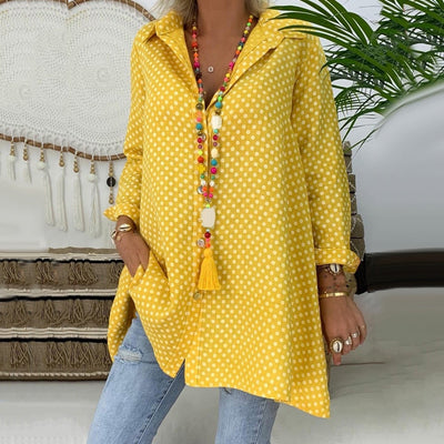 "Nina" Modische Longbluse