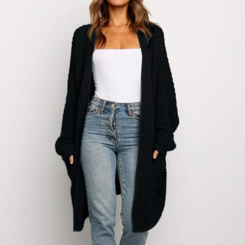 "Laura" Lange Strickjacke