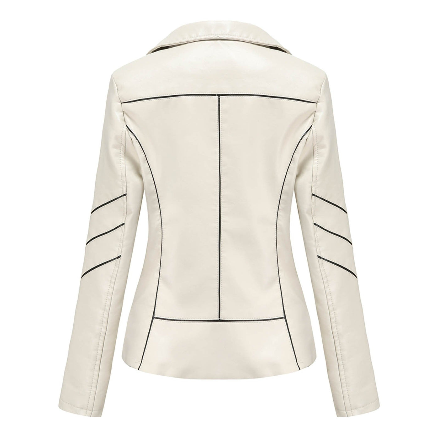 "Lena" Lässiger Lederblazer