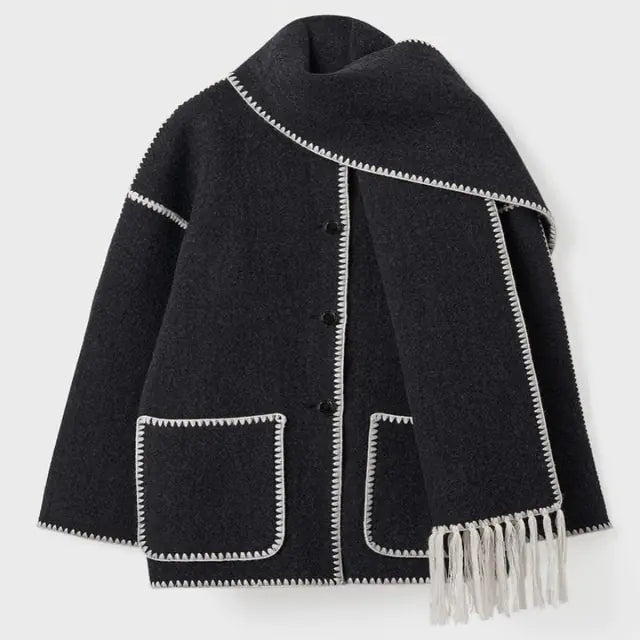 Anna | Jacke mit Schalkragen