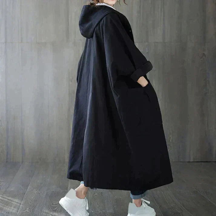 Vere | Winddichter Trenchcoat in Übergröße mit Taschen für Damen