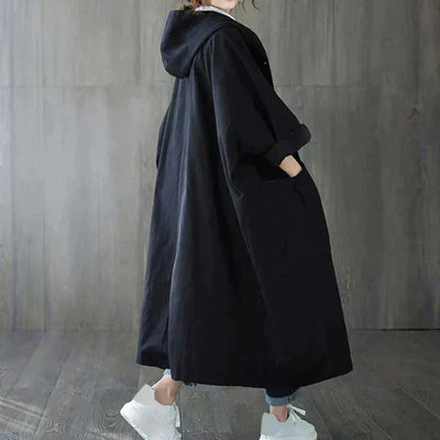 Vere | Winddichter Trenchcoat in Übergröße mit Taschen für Damen