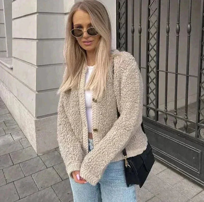 Christa | Gemütlicher Teddy-Cardigan