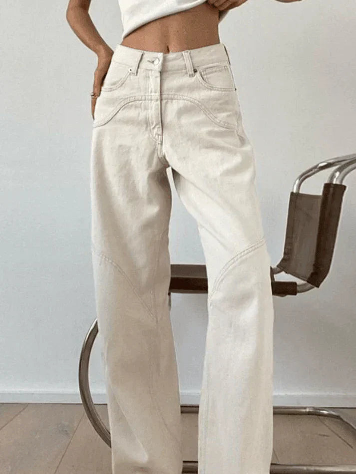 Julia | Baggy-Jeans - Details Der Naht