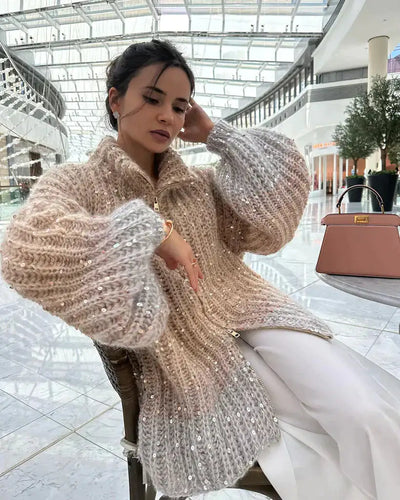 Shaquin |  übergroße Strickpullover