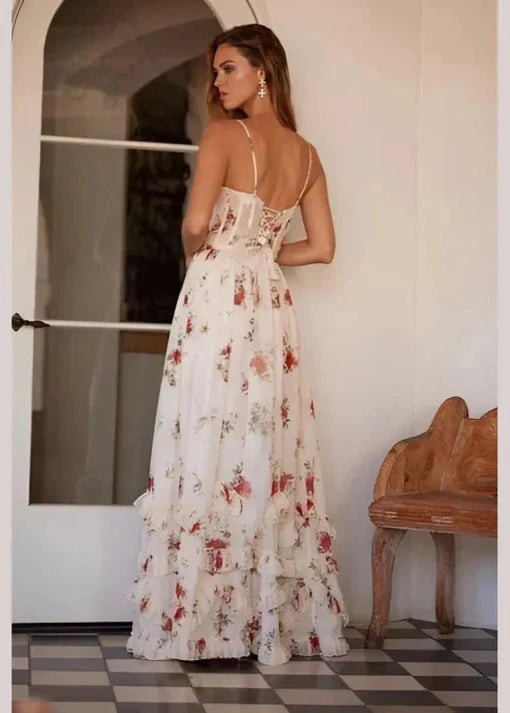 Esmee - Langes Blumenkleid